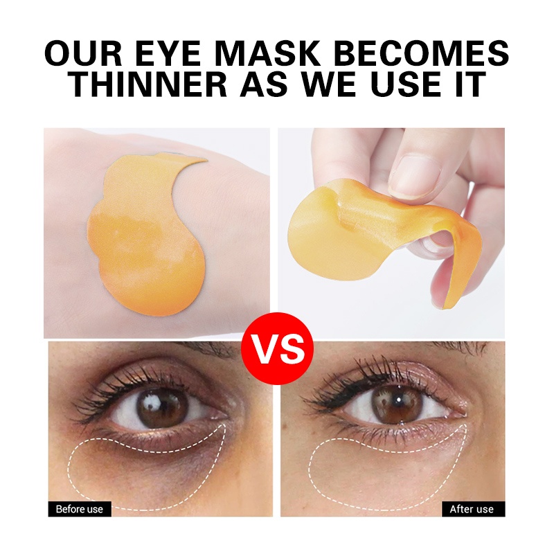Set 60 Mặt Nạ Mắt SKIN EVER Vitamin C Pha Lê Dưỡng Ẩm Chống Lão Hóa Và Nếp Nhăn | BigBuy360 - bigbuy360.vn