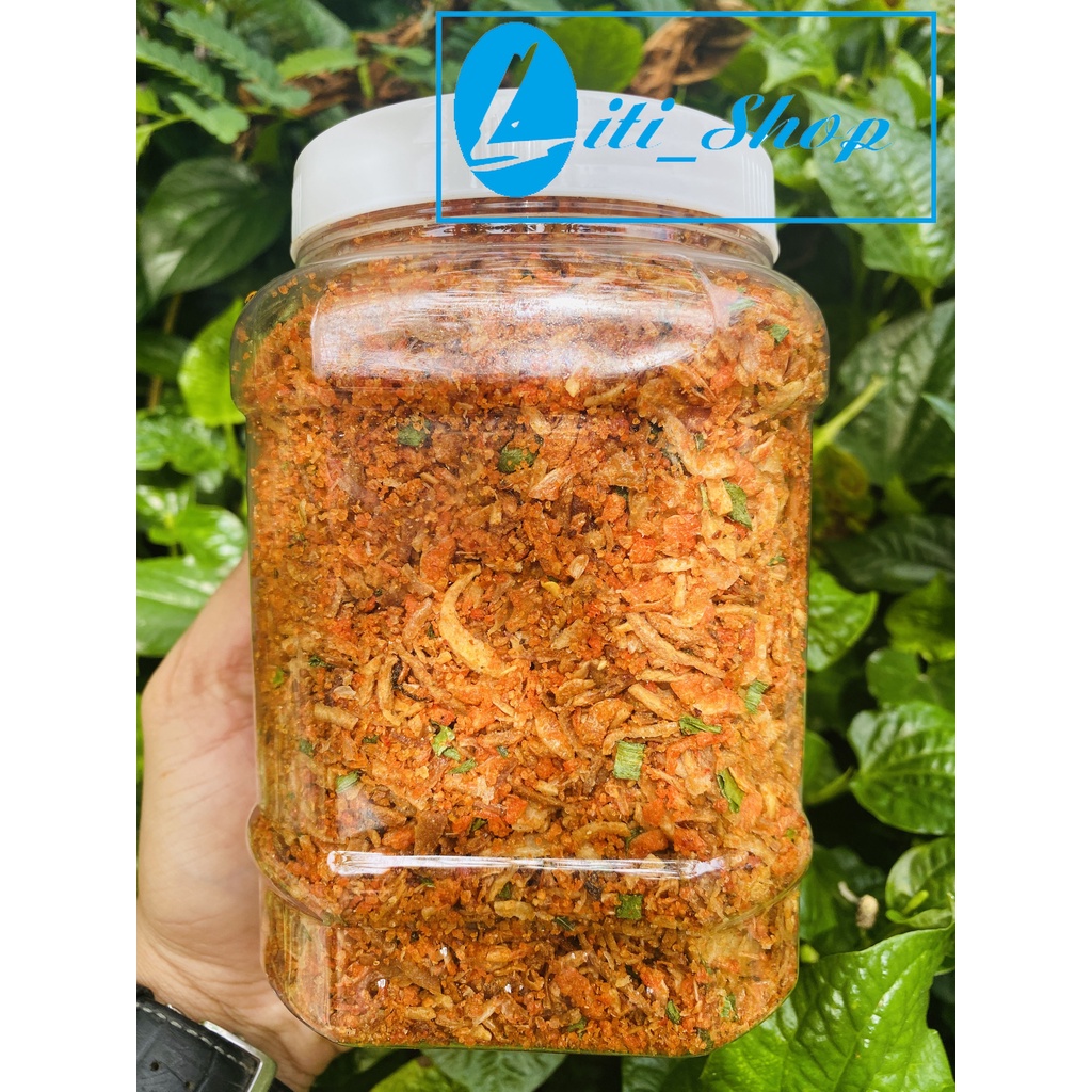 Hành phi Ruốc sấy Muối tôm 500Gr (Út yến)