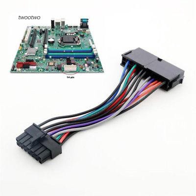 Khăn-Durable 24 Pin to 14 Pin PSU Main Power Supply ATX Adapter Cable for Lenovo IBM | BigBuy360 - bigbuy360.vn