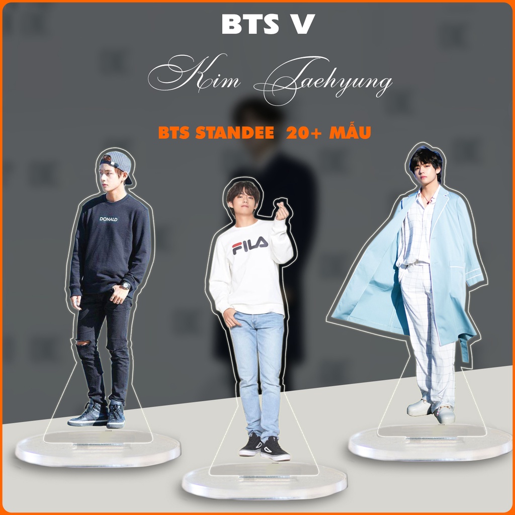 Standee mô hình các nhân vật BTS Jungkook, V, Suga,RM...,mô hình acrylic trang trí