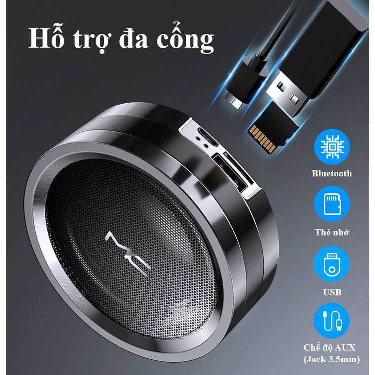 Loa Bluetooth Mini Không Dây Smart Speaker S9 Cầm Tay Chính Hãng Giá Rẻ Nghe Nhạc Công Suất Lớn Hát Karaoke Di Động