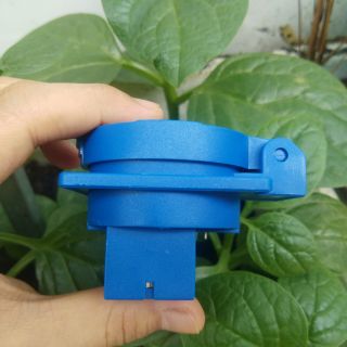 Ổ cắm công nghiệp chống nước Schuko có nắp 1 Pha - 16A - 2P+E – IP54 ( Loại Ốp Tủ Điện) - Schuko01