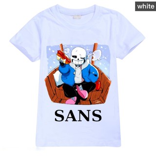 [ CỰC HOT ]  Áo Thun Sans Game Undertale Màu Trắng Đen mẫu mới nhất