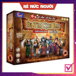 [SALE MÙA DỊCH] Board game-Đi tìm kho báu Phiên Bản HERO Foxi-Đồ chơi trẻ em phát triển AQ-EQ-IQ-siêu siêu hay