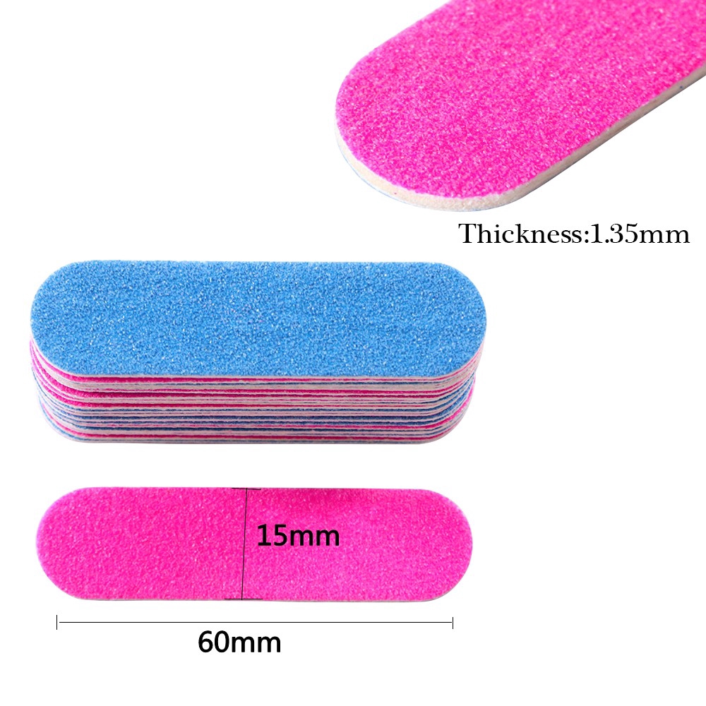 [Hàng mới về] Dũa móng tay mini hai mặt chuyên dụng để trang trí móng nghệ thuật