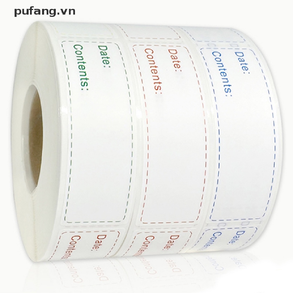 Cuộn 150 Nhãn Dán Thực Phẩm Trong Tủ Lạnh