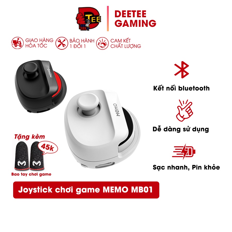 Tay cầm chơi game Joystick chơi game Pubg, Liên quân, Ff... Memo MB01 cần gạt di chuyển mượt cầm cực chắc tay