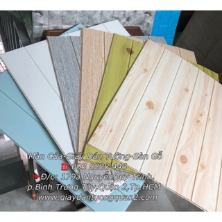(Miền Nam)Xốp dán tường 3d vân gỗ siêu dày (Có BẢO HÀNH)