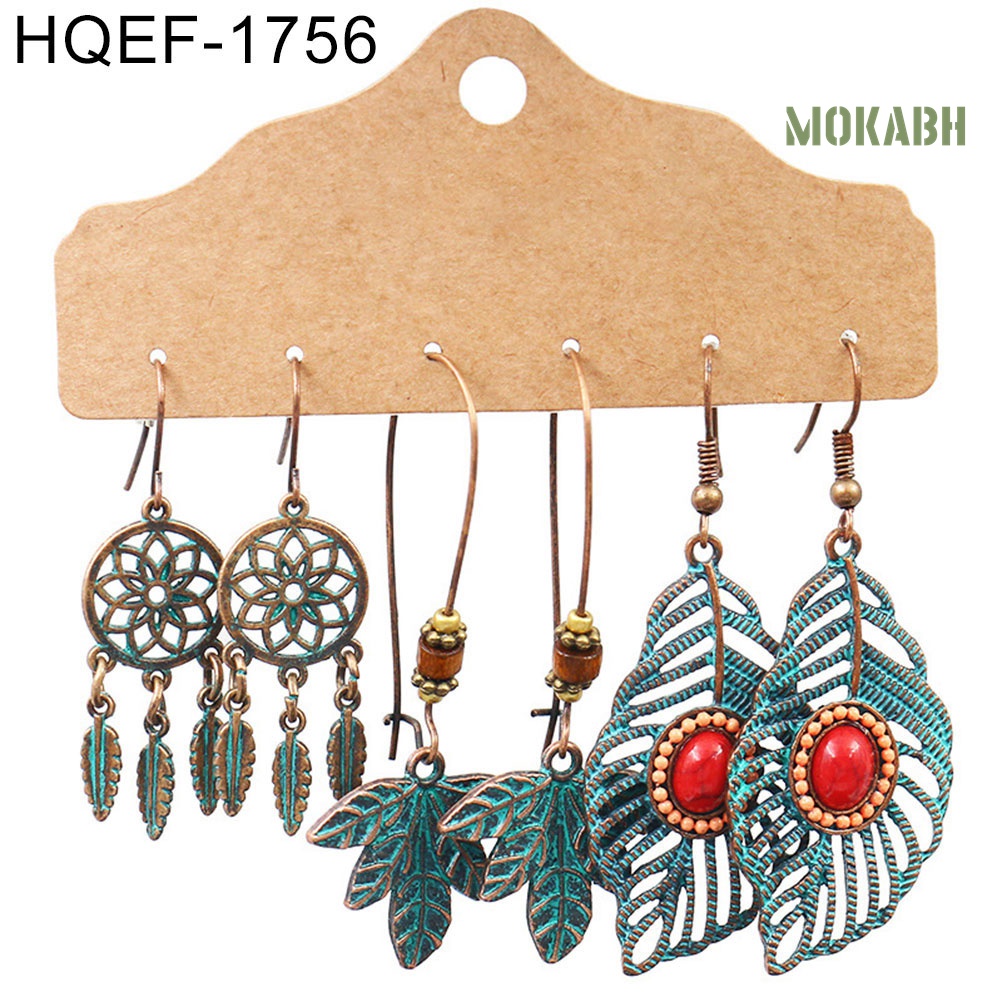 Set 3 Đôi Khuyên Tai Thời Trang Cho Nữ