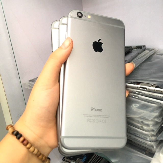 Cụm lưng iphone 6 plus màu đen bóc máy đẹp