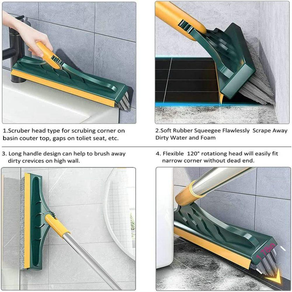 Bàn Chải Vệ Sinh Sàn Nhà Bằng Kim Loại Không Gỉ Có Thể Điều Chỉnh