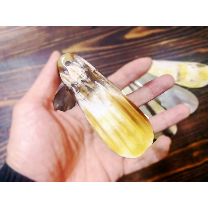 Shoe Horn Shoes Up - Đón gót, cây xỏ giày Sừng tự nhiên chế tác thủ công