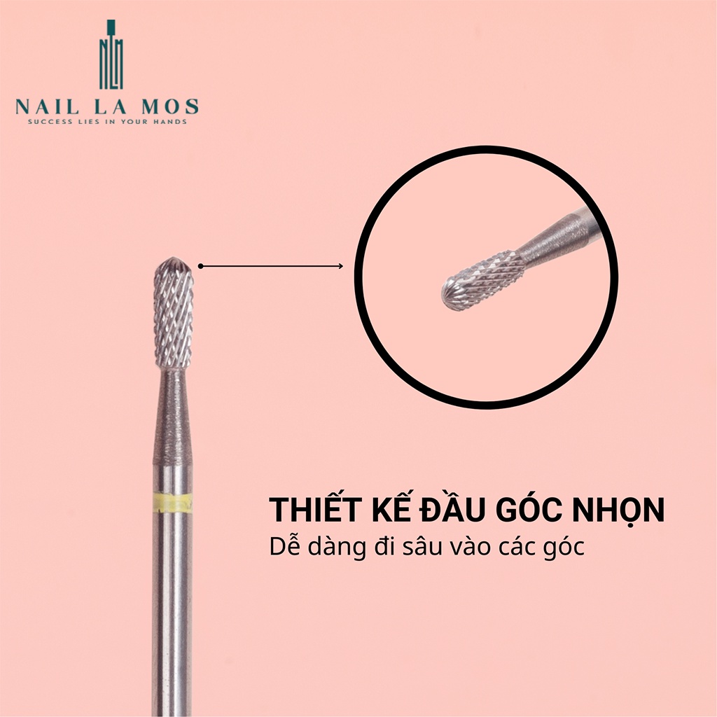 Đầu mài titan 5in1 đa năng - Đầu mài móng cao cấp, dùng bền, chuyên dụng ngành nail