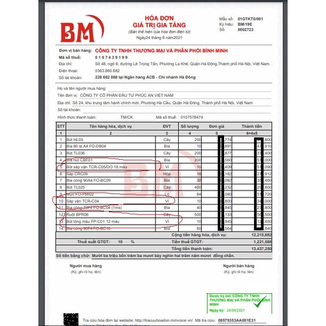 Bút lông 2 đầu Thiên Long FP-C01 - 12 màu