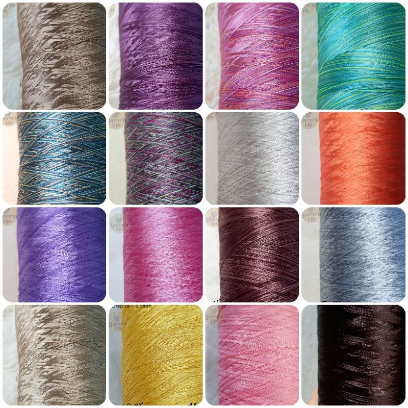 Set cuộn Sợi rayon chập ~ 0.8mm
