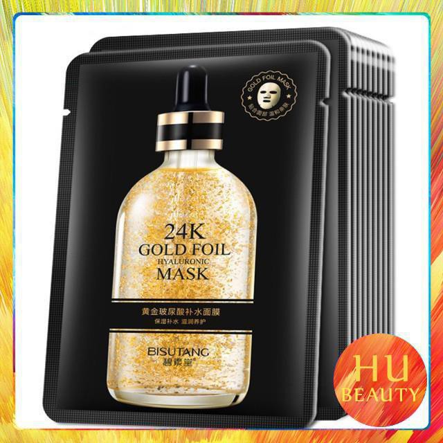 N53 Mặt nạ nội địa Trung Quốc Bisutang Gold 24k Hyaluronic