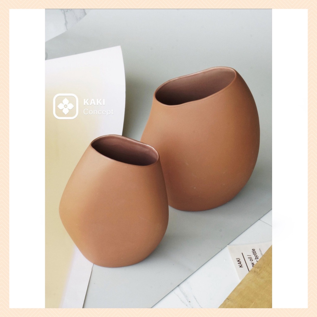 Lọ hoa trang trí - Lọ hoa decor KAKI Concept