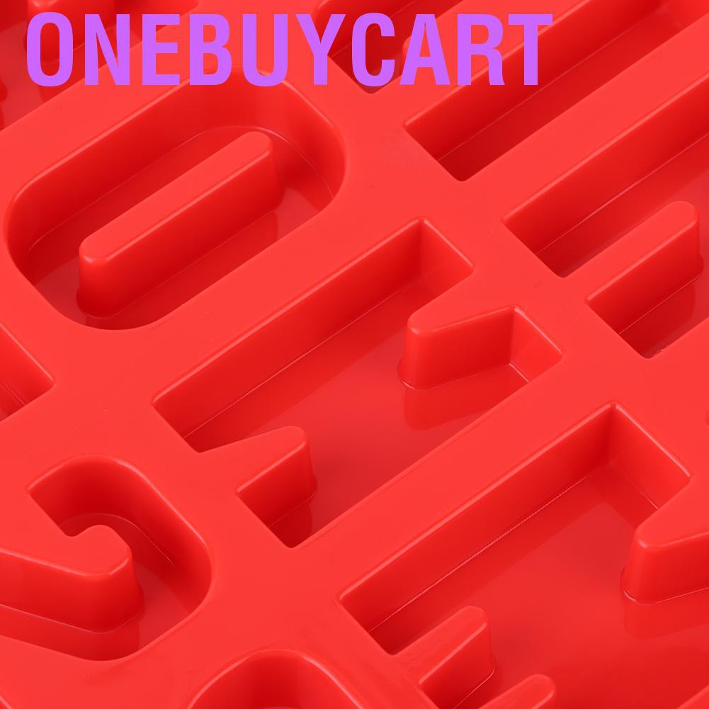 Khuôn Làm Bánh Chống Dính Hình Chữ Cái Bằng Silicon