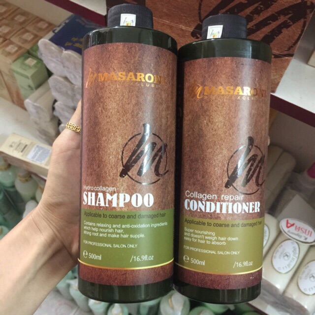 Cặp Gội - Xả Marsaroni Nature tinh chất hạt lanh 800ML X 2 - Tặng Tinh Dầu