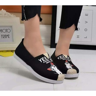 Giầy mèo xinh(có đỏ và trắng)