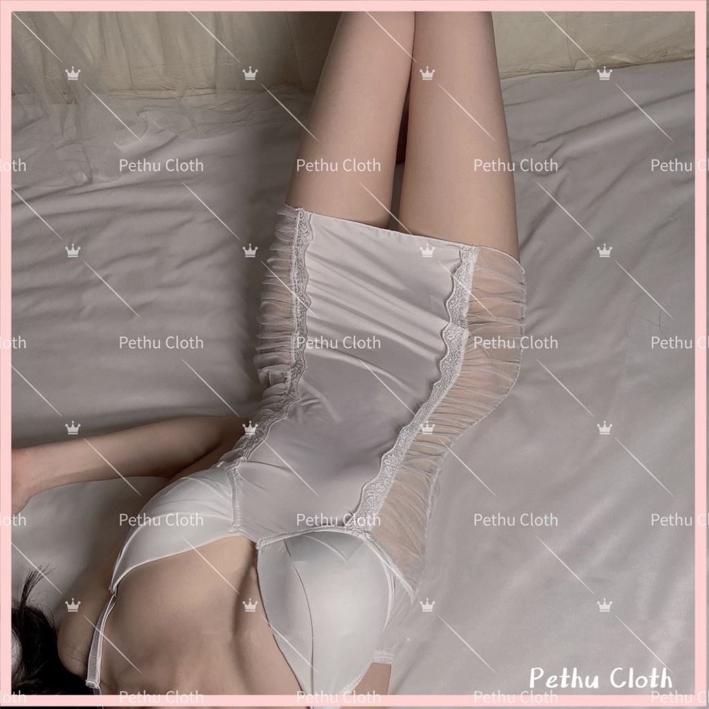 （Q1,HCM)🤞Đồ ngủ nữ sexy Có mút đệm ngựchai dây hở lưng cao cấp Đầm mặc nhà gợi cảm quyến rũ Mã--023