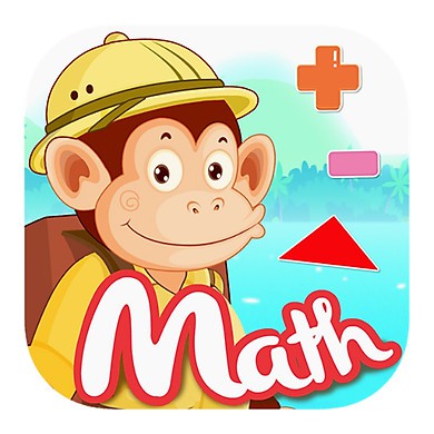 thẻ học Toán tiếng anh Monkey Math