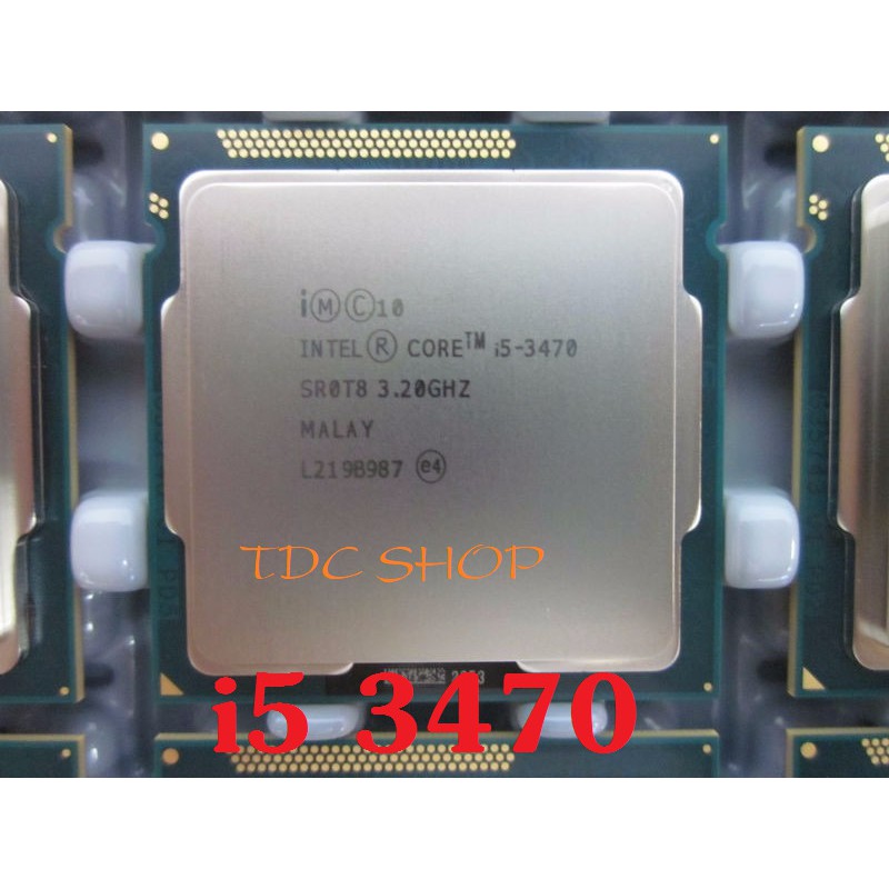 Bộ vi xử lý Intel CPU Core i5 3470 3.6GHz 4 lõi, 4 luồng. Tặng kèm keo tản