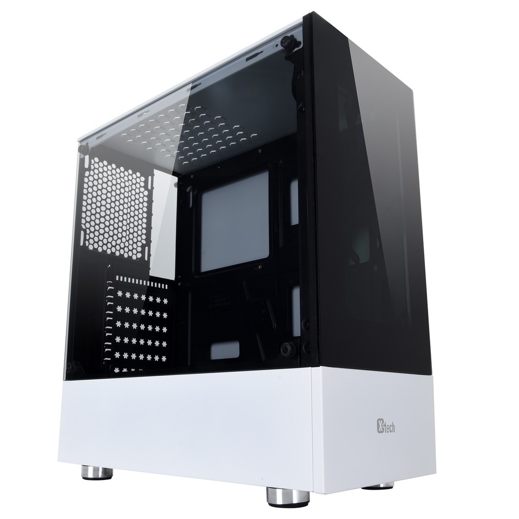 Vỏ Case XTech F2  - No Fan (Mid Tower/Màu Trắng)