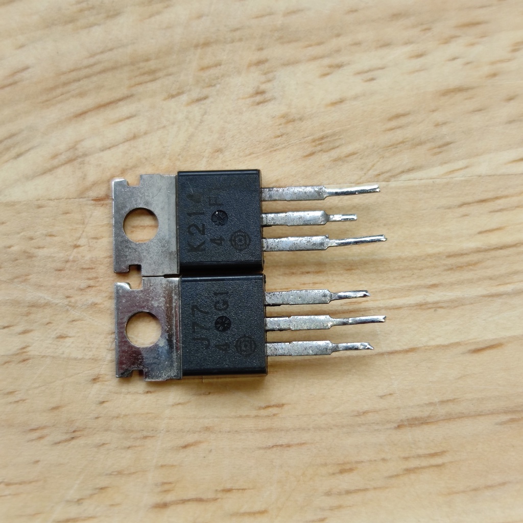Cặp sò thúc mosfet 2SK214 VS 2SJ77