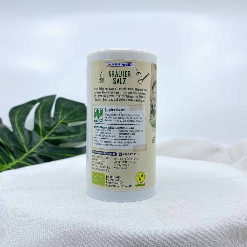 Muối ăn dặm cho bé &amp; sử dụng cho cả gia đình BIO DM Krauter Salz chuẩn Đức