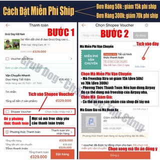 Dây dắt chó đôi siêu bền handmade