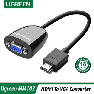 Bộ Chuyển Đổi HDMI Sang VGA Cao Cấp | UGREEN MM102, Hỗ trợ độ phân giải fullHD 1080p@60Hz, vỏ nhựa ABS siêu bền và đẹp