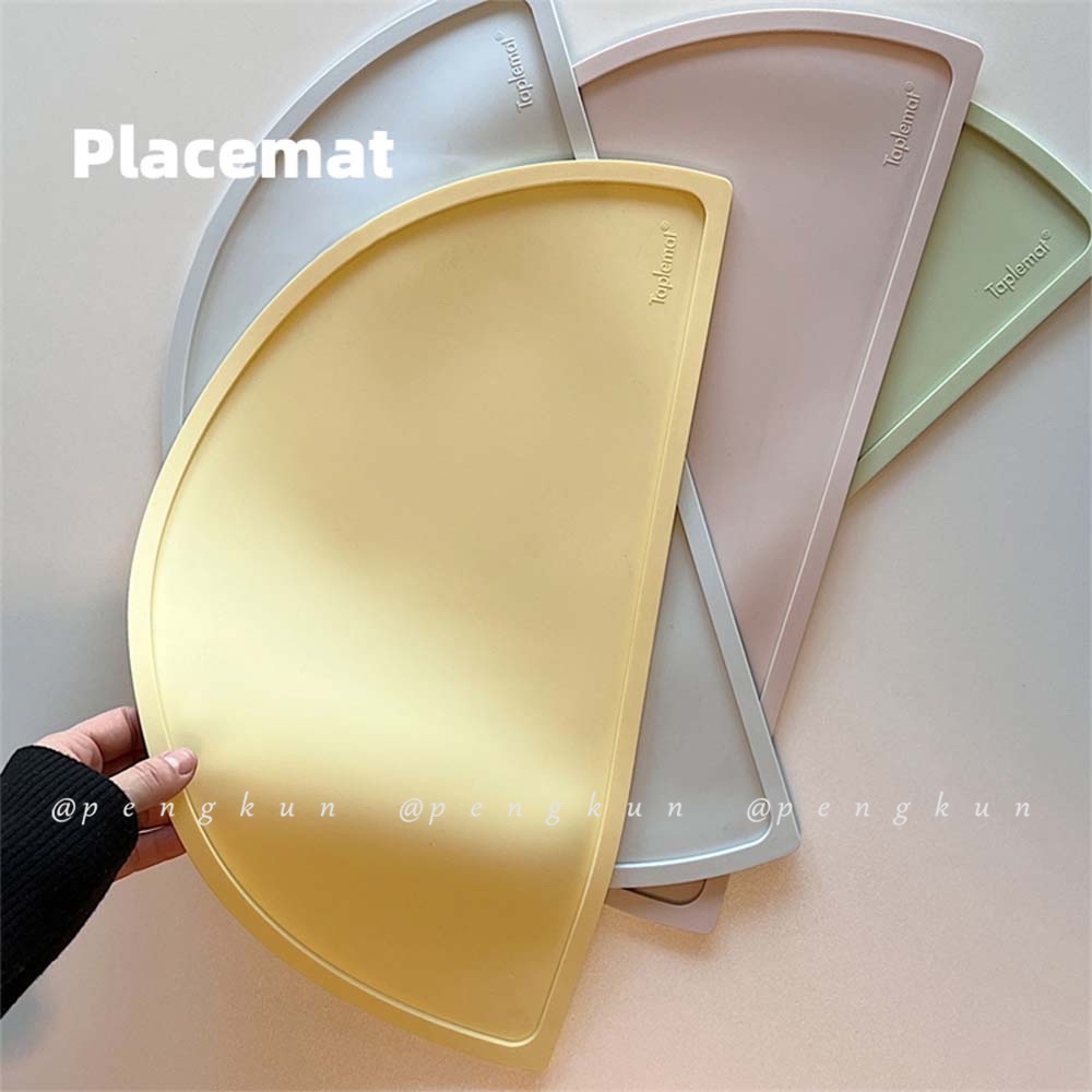 Tấm Lót Bàn Ăn Bằng Silicone Cách Nhiệt Chống Trượt Chống Thấm Nước Phong Cách Nhật Bản