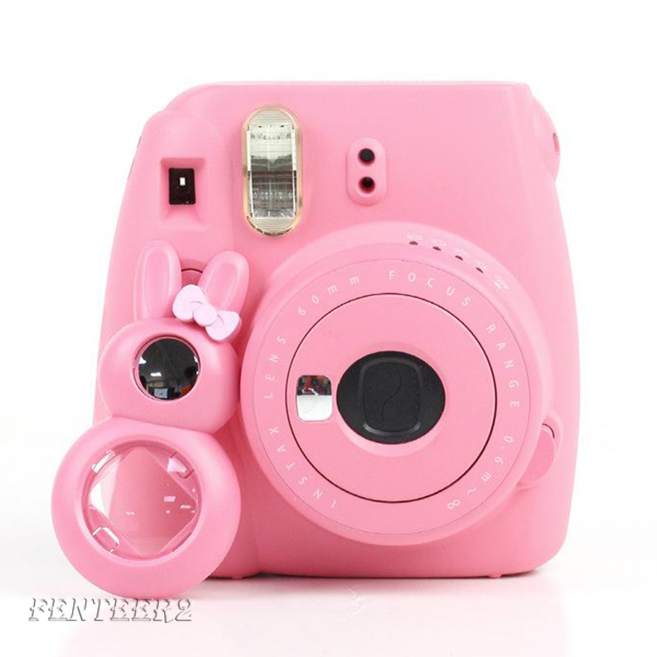 (Fenteer2 3c) Lens Chụp Ảnh Tự Sướng Hình Thỏ Cho Instax Mini 8, 8 +, 9, 7s