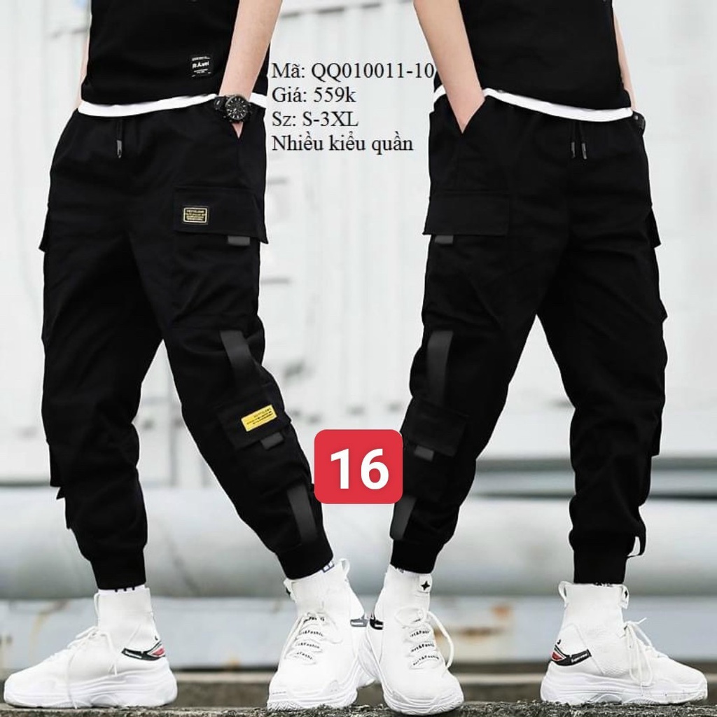 Quần jogger kaki nam cạp chun bo ống túi hộp thời trang LuanStore99 phong cách năng động trẻ trung