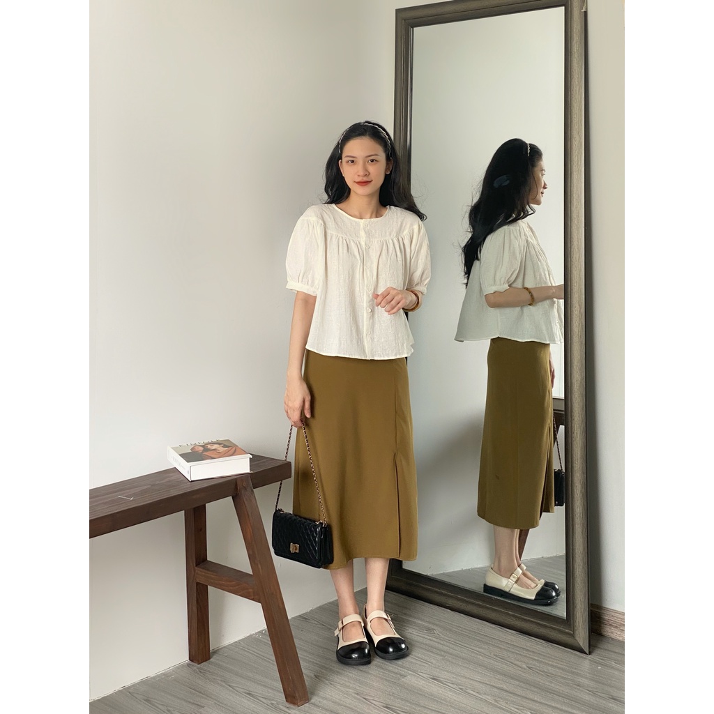 CHÂN VÁY LỤA XẺ TÀ TRƯƠC_CV436