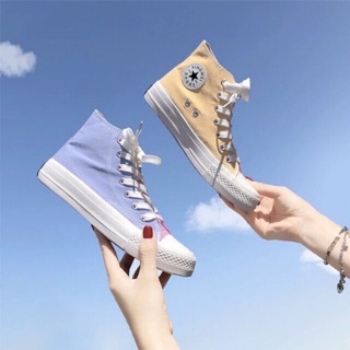 Giày cao cổ cvvv đổi màu ra nắng