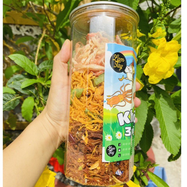 ✅ [HÀNG CÓ SẴN] KHÔ MIX 3 VỊ GÀ, HEO, MỰC 300gr- Cực ngon cực mê 💥 | BigBuy360 - bigbuy360.vn