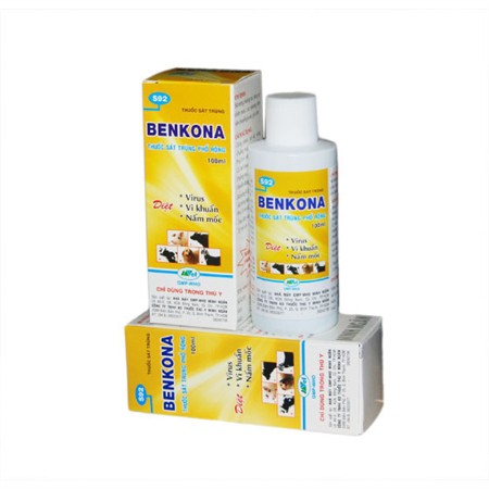 1 lọ BENKONA 100ml sát khuẩn cho giá thể cho lan