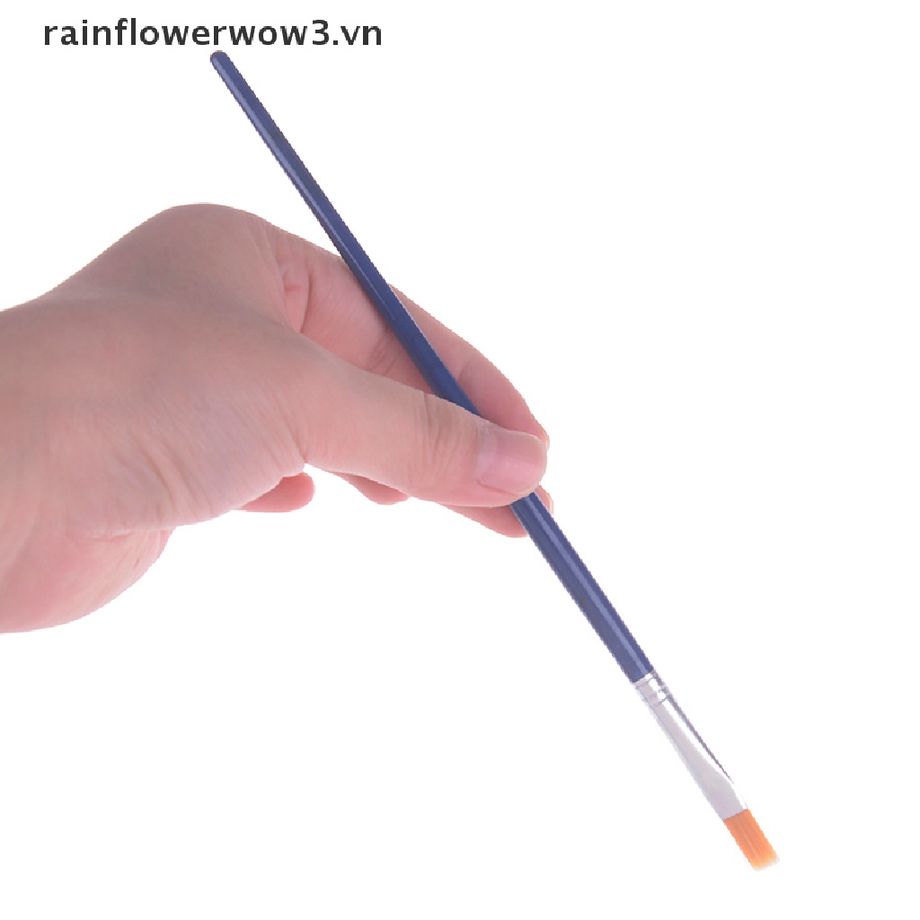 Bộ 6 Cọ Vẽ Màu Nước Bằng Sợi Nylon Chuyên Dùng