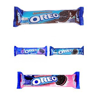 Bánh quy Oreo cây 137g. Có đủ 4 vị: Vani, socola, việt quất, dâu