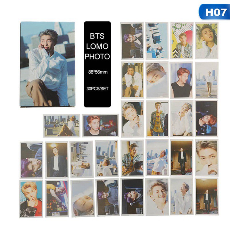 Hộp 30 Ảnh Lomo Card 2017 Bts You Never Walk Alone Album