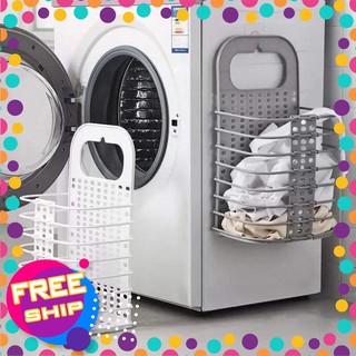 Giỏ đựng đồ gấp gọn có móc treo | Giá đựng đồ xếp gọn
