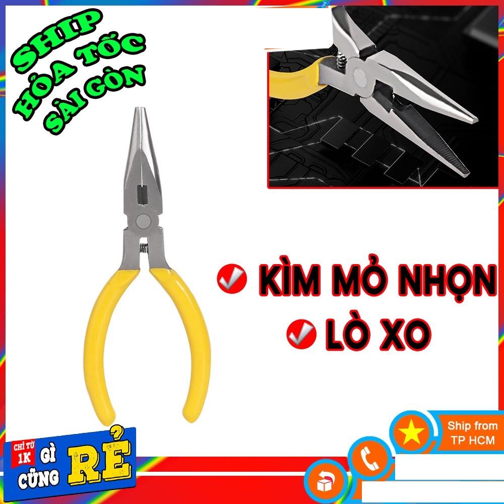 KÌM MỎ NHỌN CÓ LÒ XO Ở GIỮA SIZE 13,5CM CẮT DÂY ĐIỆN SỈ P-8.2