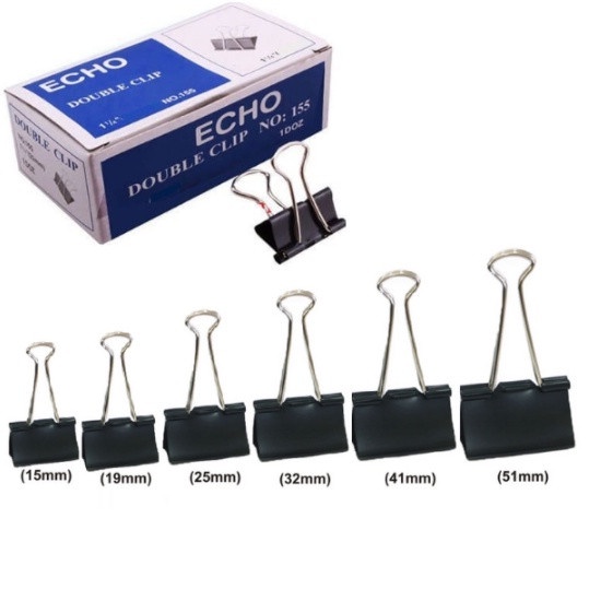 Kẹp Bướm ECHO Hộp Nhiều Kích Cỡ