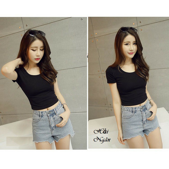 ÁO PHÔNG NỮ CROPTOP DÀY HƠN, MÁT HƠN, PHONG CÁCH HƠN