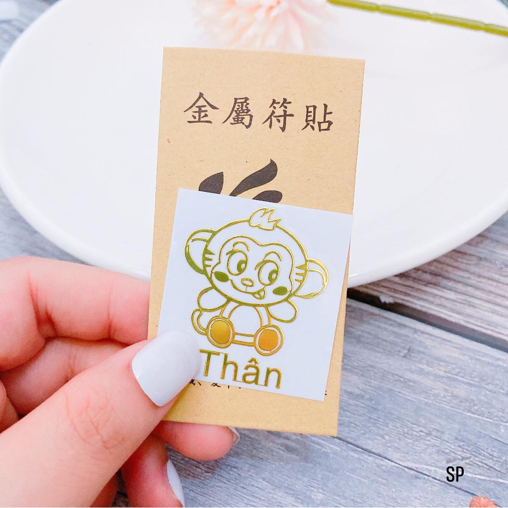 Miêng dán điện thoại, linh phù 12 con giáp