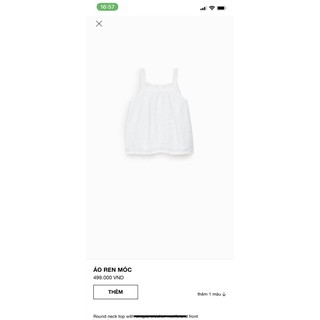 Áo Zara 2 dây đũi xinh