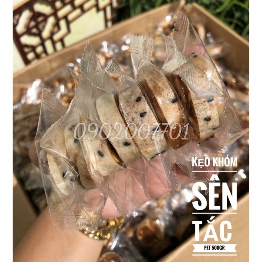 1 Kg Kẹo Khóm Sên Tắc Đậu Phộng Thơm Ngon- Đặc Sản Bến Tre-Tết-Bánh Mứt Tết-Đồ Ăn Vặt