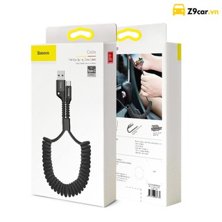 Dây cáp sạc lò xo Lightning dành cho iPhone iPad Baseus Spring 1m sạc nhanh
